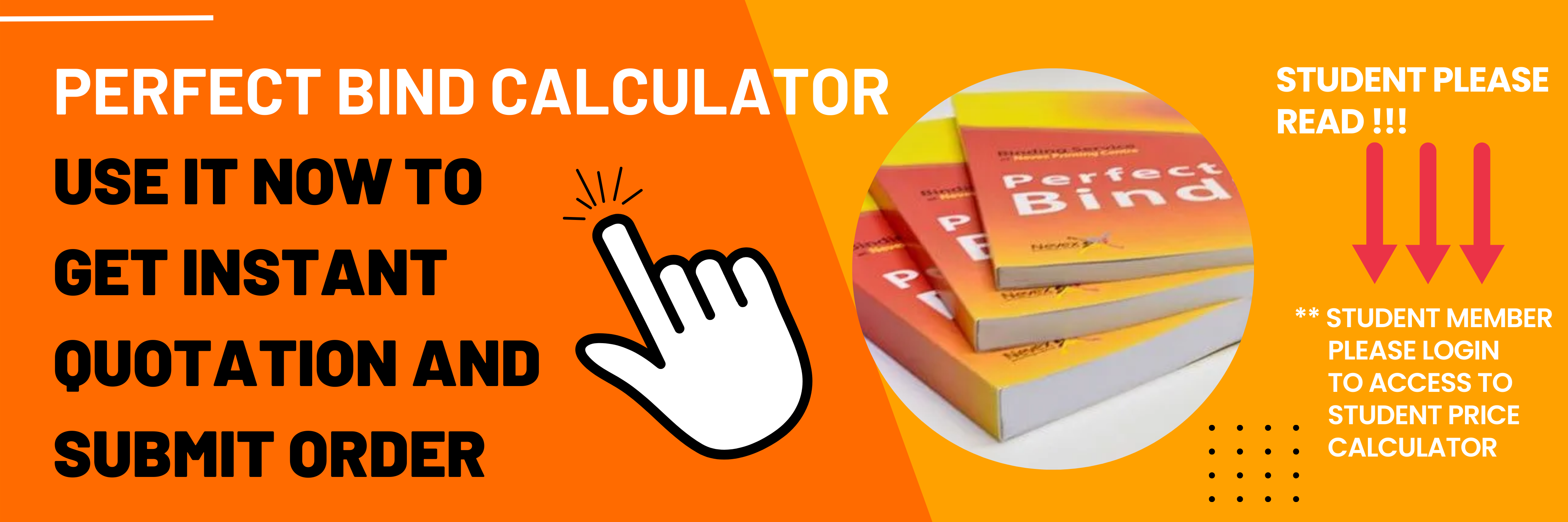 Login as Student to access Student Special Price Calculator