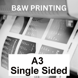 A3 Single Side B&W Printing