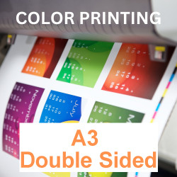 A3 Double Side Color Printing (Price per Page)