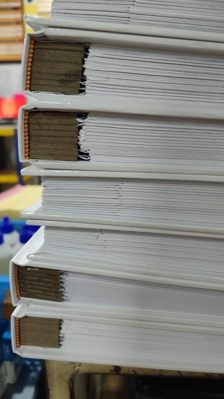 White hardcover option